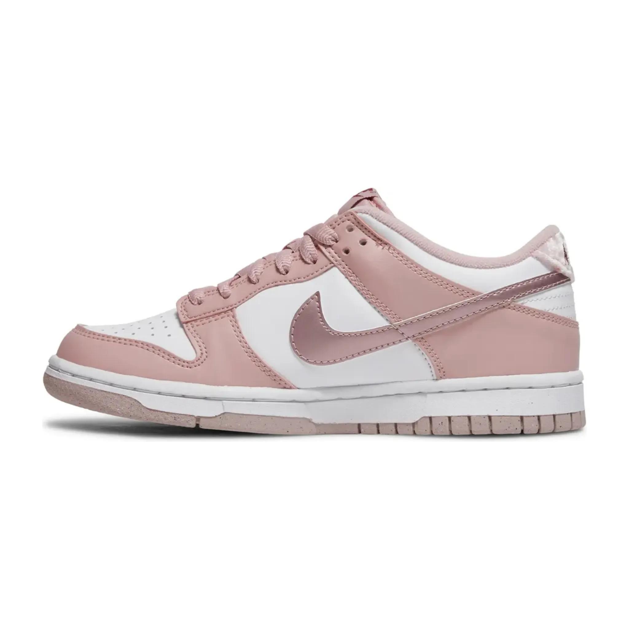 Nike Dunk Low Pink Velvet (GS) Ergonomic Last Design Synthetic Upper