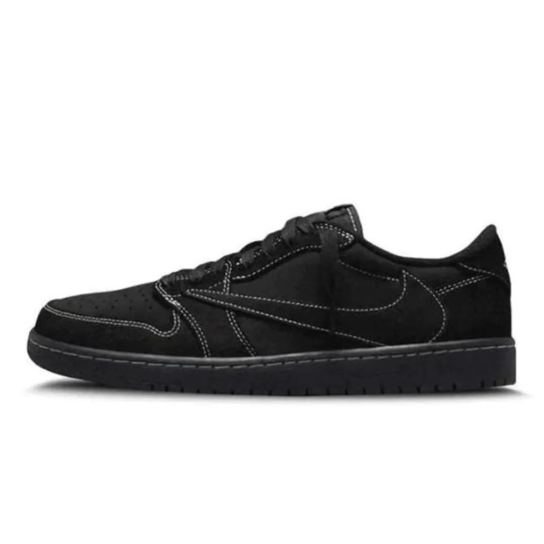 Air Jordan 1 Retro Low OG SP Travis Scott 'Black Phantom' All - Around Performance Elite