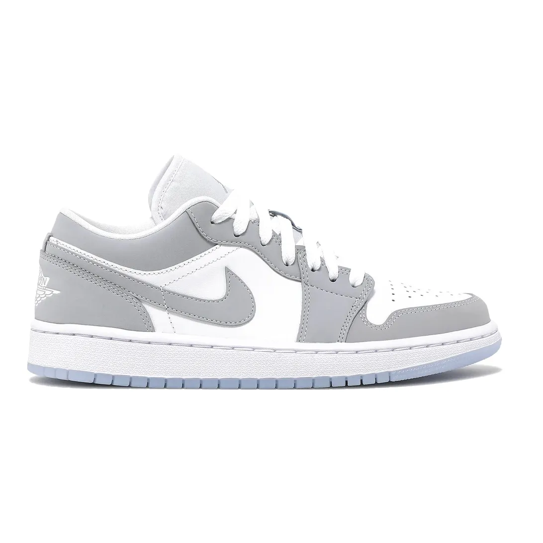 walking tool heel - cushion shoes Jordan 1 Low Wolf Grey (W)