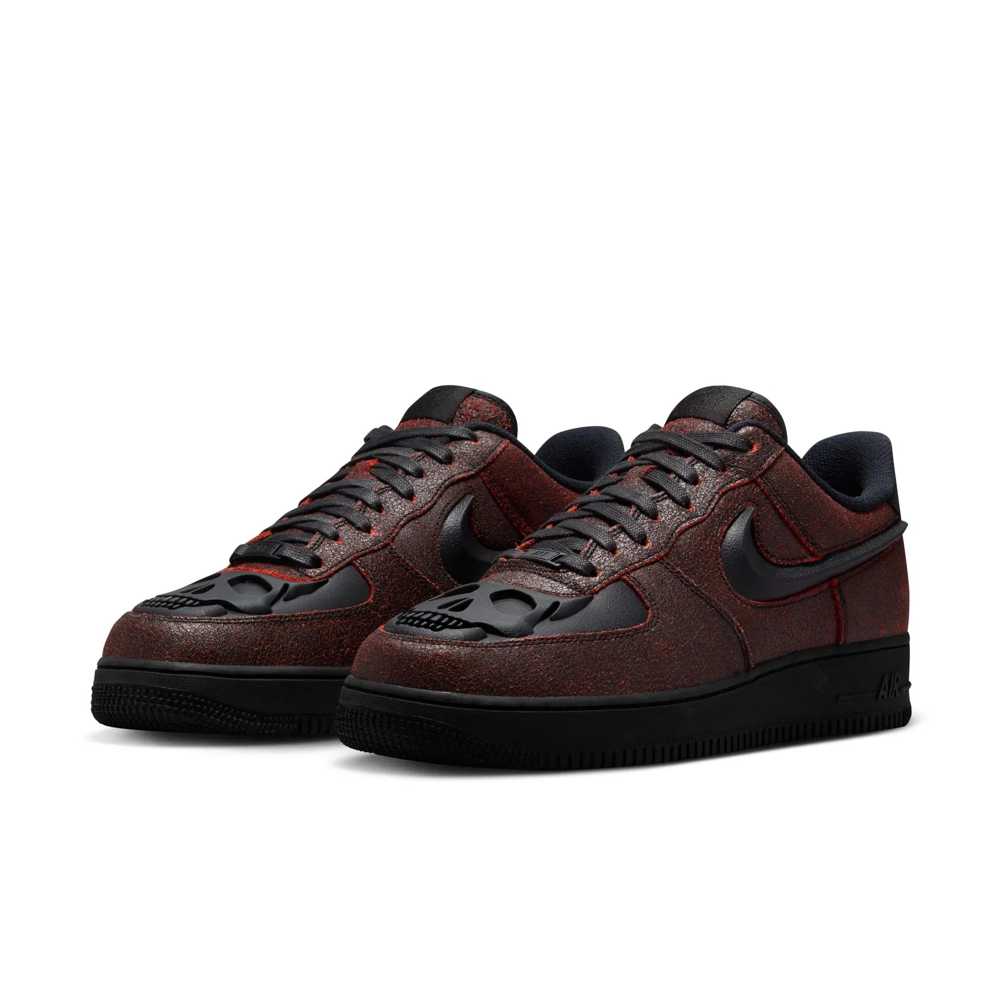 Nike Air Force 1 Retro Halloween QS - BLACK/BLACK-CRIMSON Easy Routine