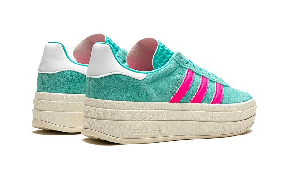 Gazelle Bold Flash Aqua Lucid Pink midsole Race Step