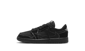 Moisture wicking DurableMaterial Air Jordan 1 Low SP Travis Scott Black Phantom Enfant (PS)