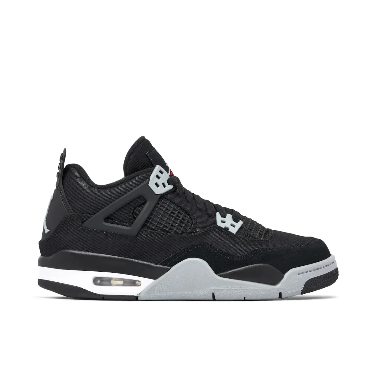 Jordan 4 Retro Black Canvas (GS) Speed Performance Fit Good Grip