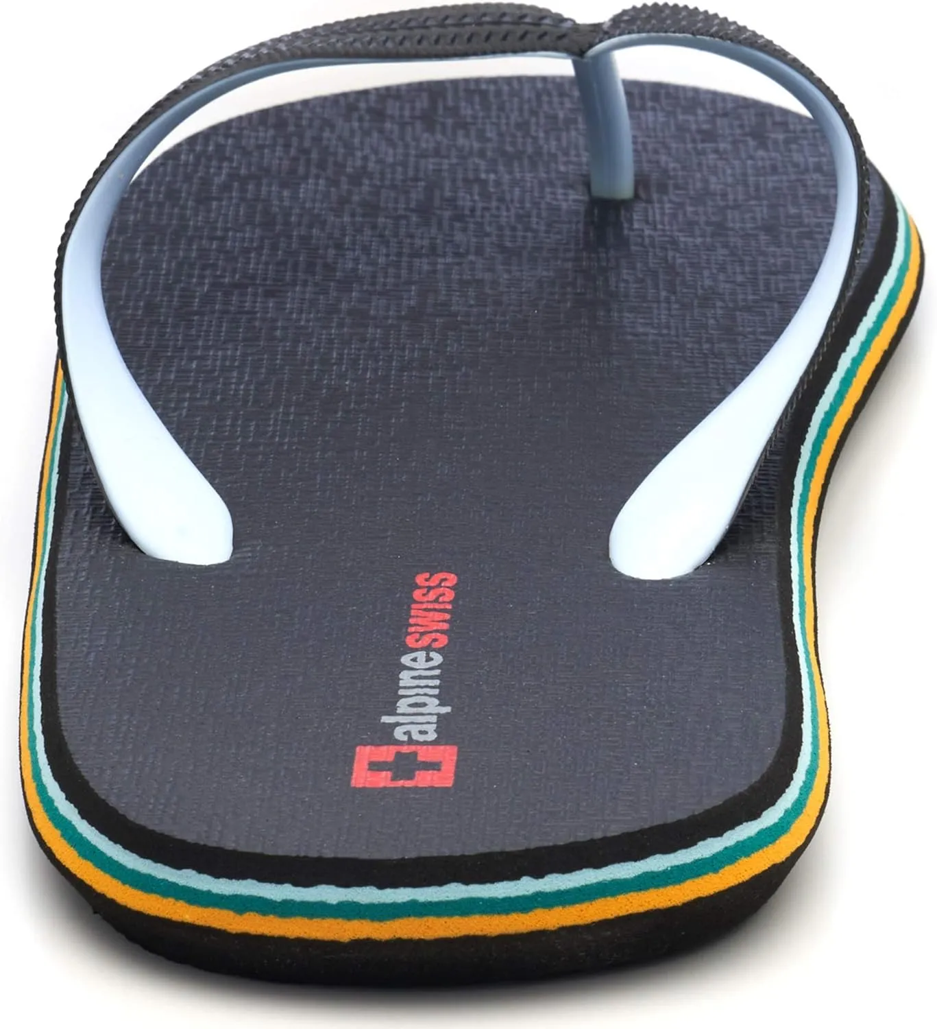 Alpine Swiss Men's Flip Flops | Ultra-light Thin EVA foam Sandals for Beach Pool Everyday Wear | Simple Flexible Flip Flops for Men