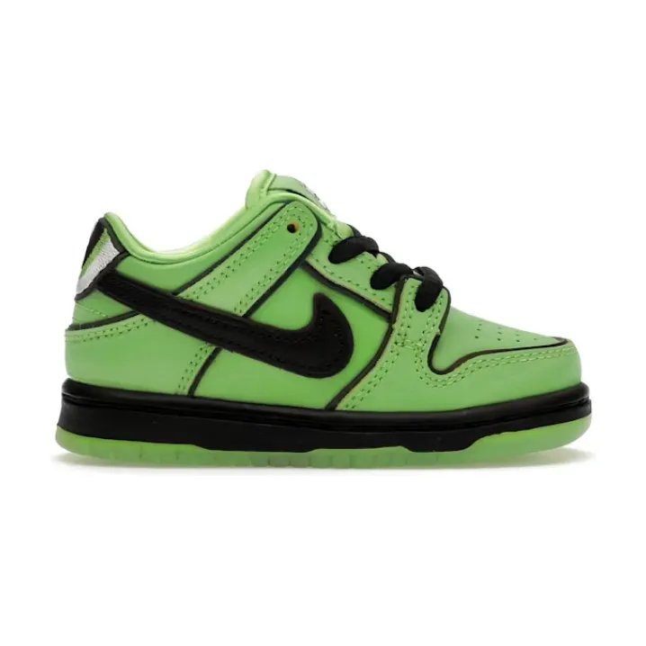 Walk More Nike SB Dunk Low The Powerpuff Girls Buttercup (TD)