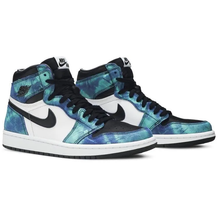 motivation boost toe - spring running shoes Air Jordan 1 Retro High Tie Dye (W)