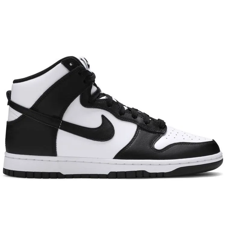 Nike Dunk High Black White Panda Torsion Response Unit Shock Resistance