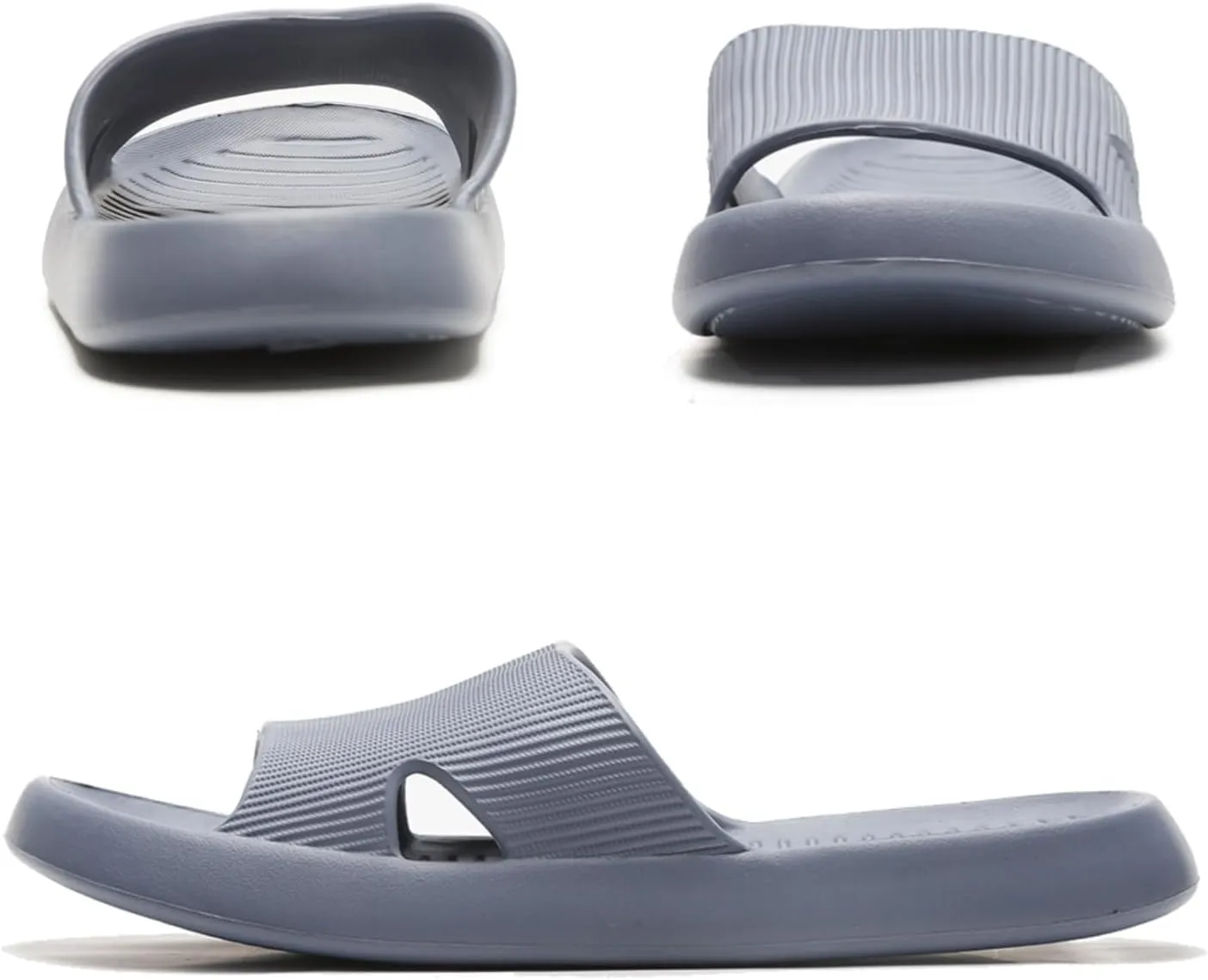 Anmerl Shower Shoes for Men and Women, Soft Comfortable House Slippers, Ultra Light Quick Drying Non Slip Bathroom Indoor Outdoor Slides Sandals