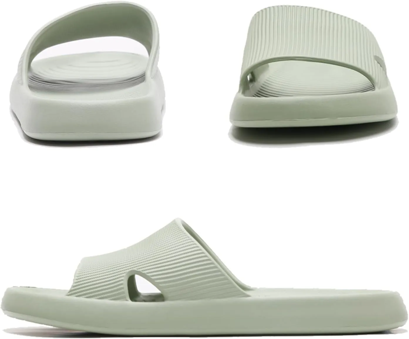 Anmerl Shower Shoes for Men and Women, Soft Comfortable House Slippers, Ultra Light Quick Drying Non Slip Bathroom Indoor Outdoor Slides Sandals