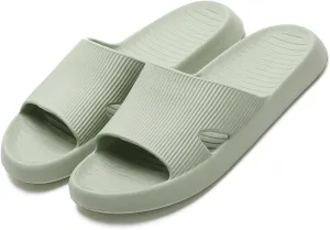 Anmerl Shower Shoes for Men and Women, Soft Comfortable House Slippers, Ultra Light Quick Drying Non Slip Bathroom Indoor Outdoor Slides Sandals