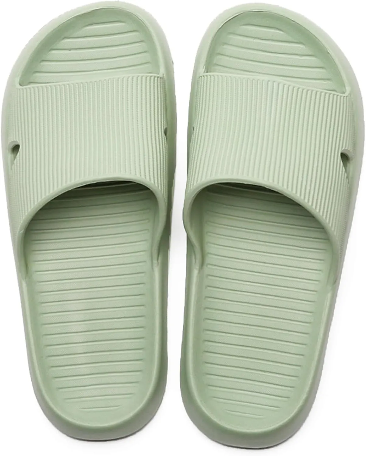 Anmerl Shower Shoes for Men and Women, Soft Comfortable House Slippers, Ultra Light Quick Drying Non Slip Bathroom Indoor Outdoor Slides Sandals
