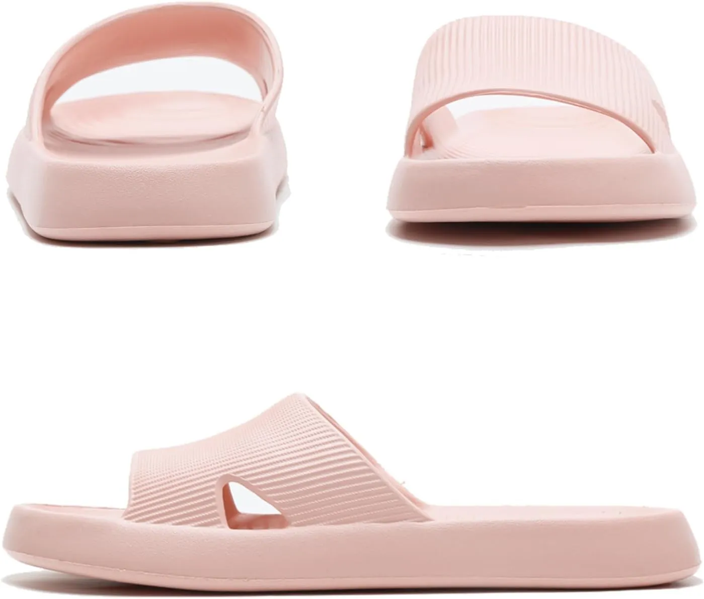 Anmerl Shower Shoes for Men and Women, Soft Comfortable House Slippers, Ultra Light Quick Drying Non Slip Bathroom Indoor Outdoor Slides Sandals