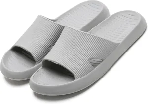 Anmerl Shower Shoes for Men and Women, Soft Comfortable House Slippers, Ultra Light Quick Drying Non Slip Bathroom Indoor Outdoor Slides Sandals