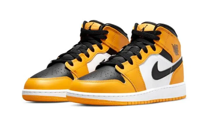 Neutral Wear Abrasion Resistant Construction Air Jordan 1 Mid Taxi
