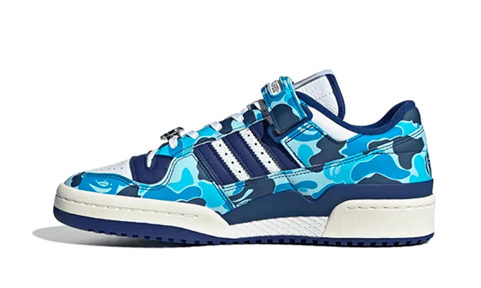 All-day style Forum 84 Low Bape 30th Anniversary Blue Camo
