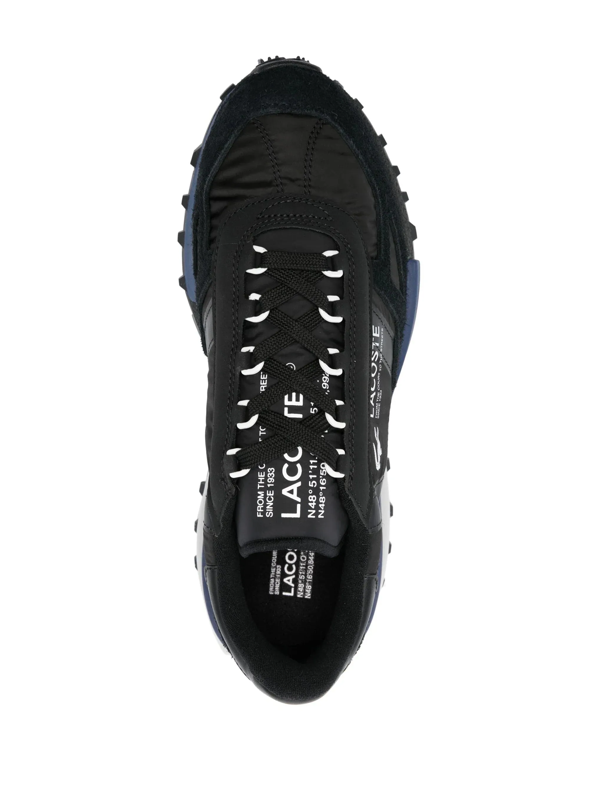 Flat Sole Long Lasting Lacoste Elite Active Textile leather