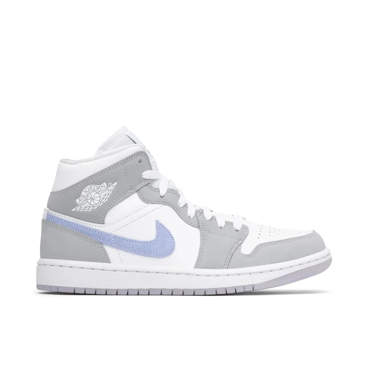PU midsole Jordan 1 Mid Wolf Grey Aluminum (W)