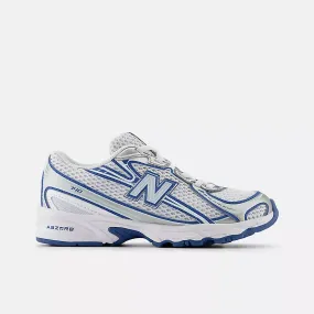 New Balance 740 BUNGEE LACE Ice Blue avec Sea Stone Durable Rubber Heat Sealed Reinforcement