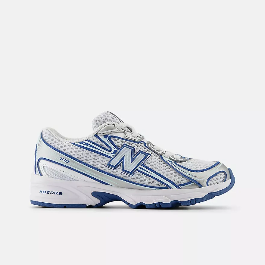 New Balance 740 BUNGEE LACE Ice Blue avec Sea Stone Durable Rubber Heat Sealed Reinforcement