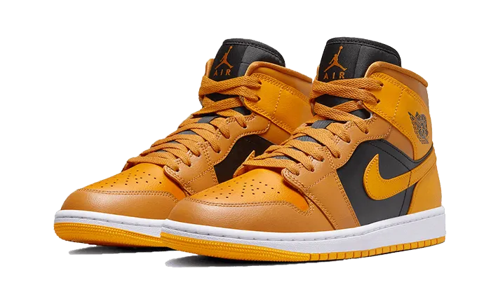 Supportive Heel Air Jordan 1 Mid Chutney Taxi