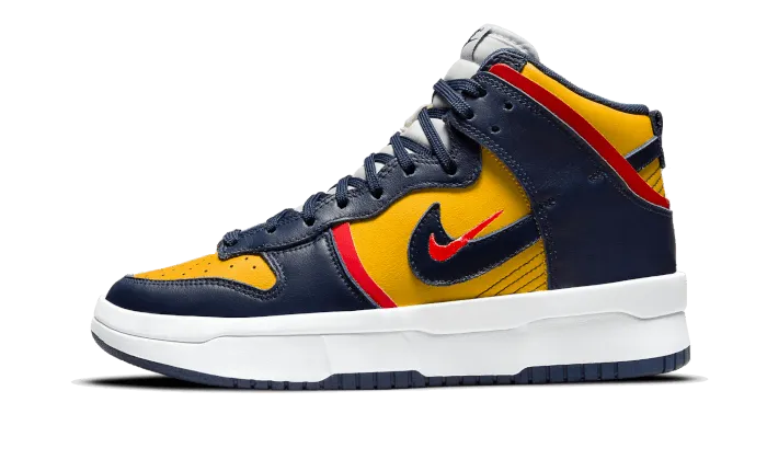 Dunk High Up Varsity Maize (Michigan) Hybrid Cushioning System Flexible Rubber Outsole