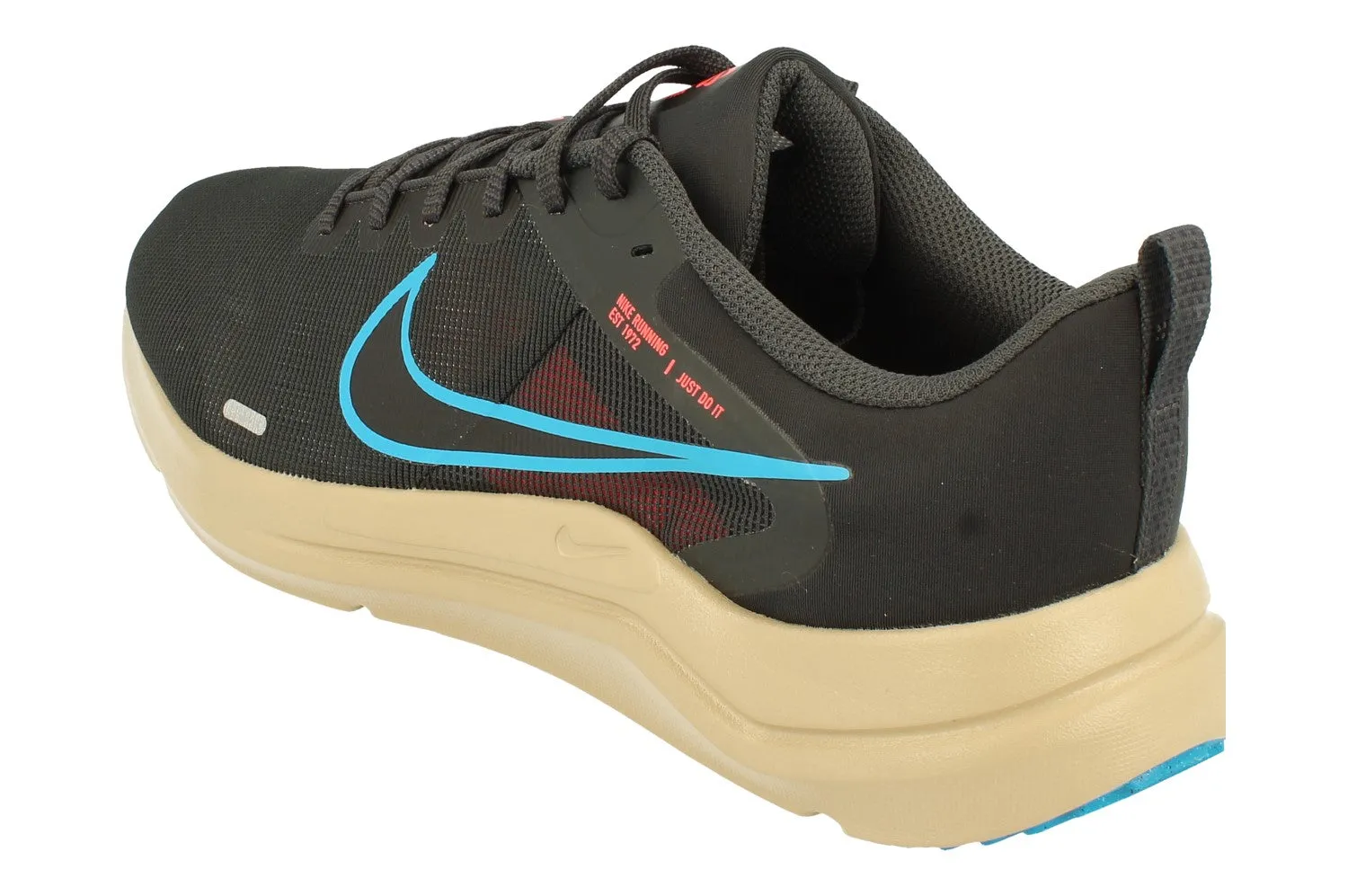 Nike Downshifter 12 Mens DD9293 008 Lace-up obstacle - course running shoes