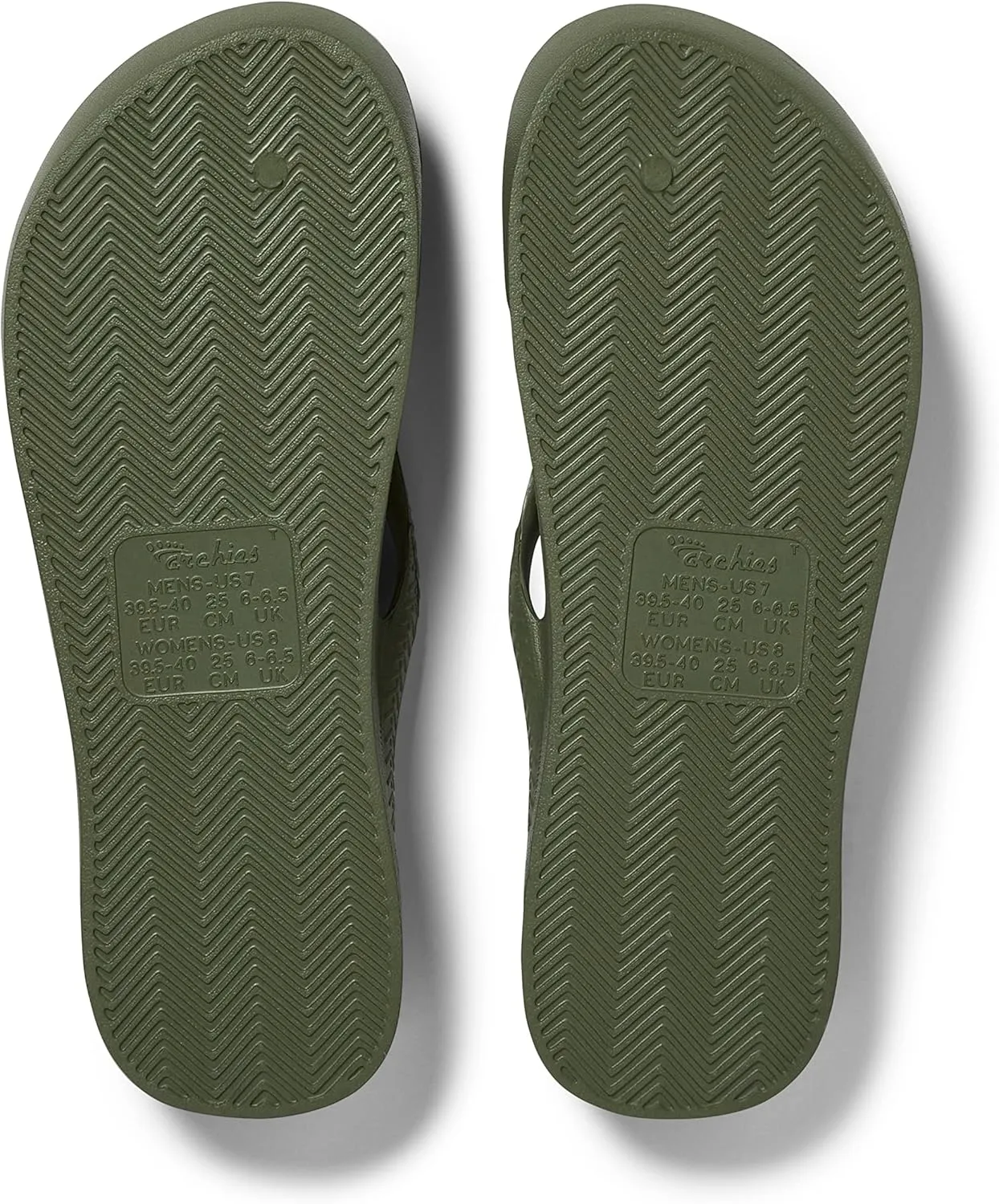 Archies Arch Support Flip Flops for Men & Women  Orthotic Sandals for Plantar Fasciitis Relief  Lightweight, Cushioning, Shock-Absorbing Thong Sandals for Walking, Foot Pain & All-Day Comfort