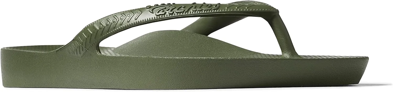 Archies Arch Support Flip Flops for Men & Women  Orthotic Sandals for Plantar Fasciitis Relief  Lightweight, Cushioning, Shock-Absorbing Thong Sandals for Walking, Foot Pain & All-Day Comfort