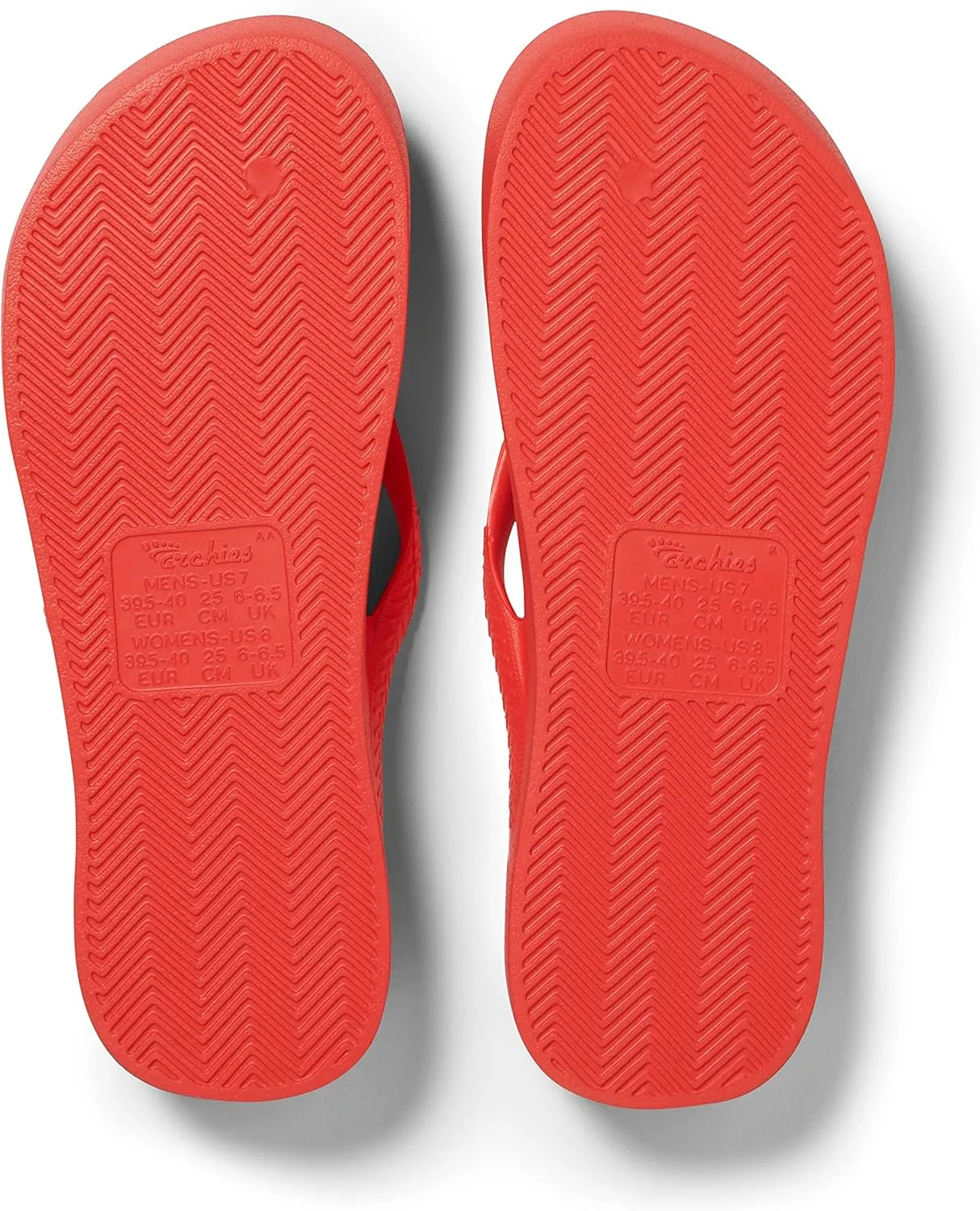 Archies Arch Support Flip Flops for Men & Women  Orthotic Sandals for Plantar Fasciitis Relief  Lightweight, Cushioning, Shock-Absorbing Thong Sandals for Walking, Foot Pain & All-Day Comfort