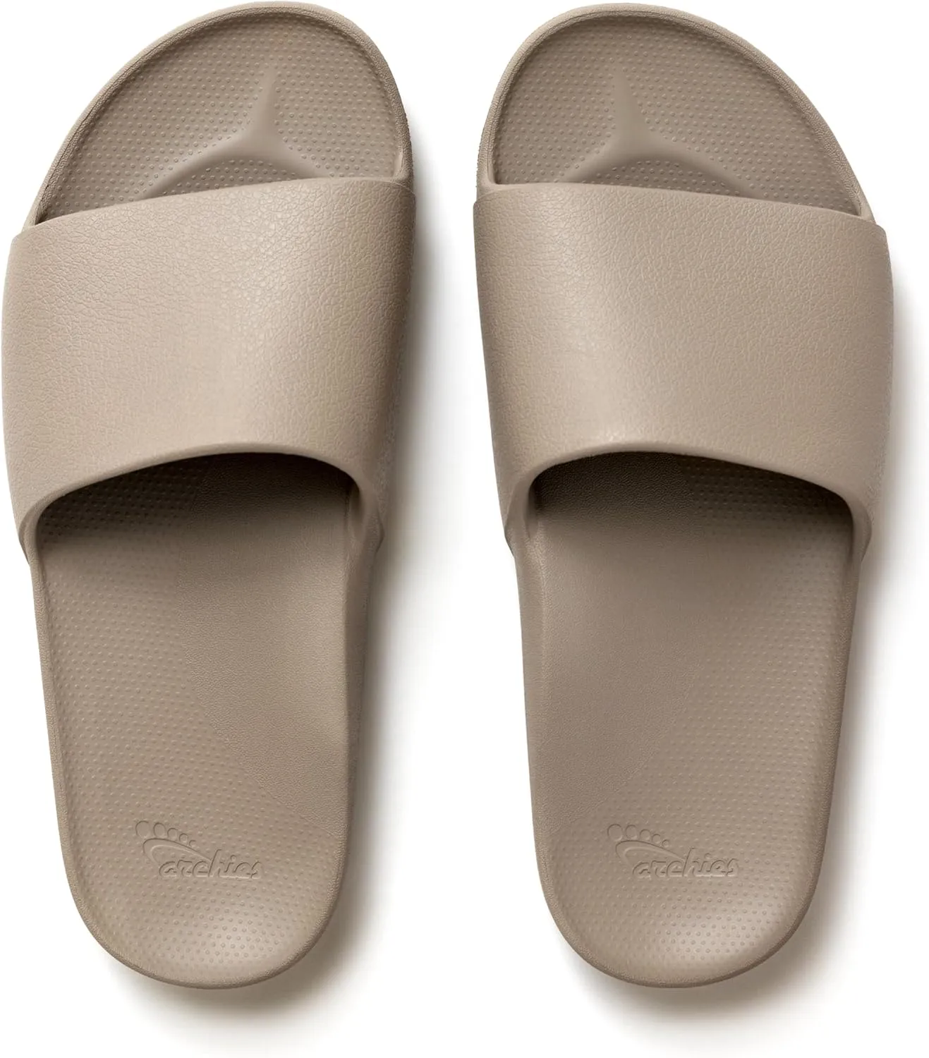 Archies Arch Support Slides  Orthotic Recovery Sandals for Plantar Fasciitis Relief, Foot Pain & Heel Pain  Lightweight, Cushioned, Shock-Absorbing Slides for Walking, Standing, and All-Day Comfort