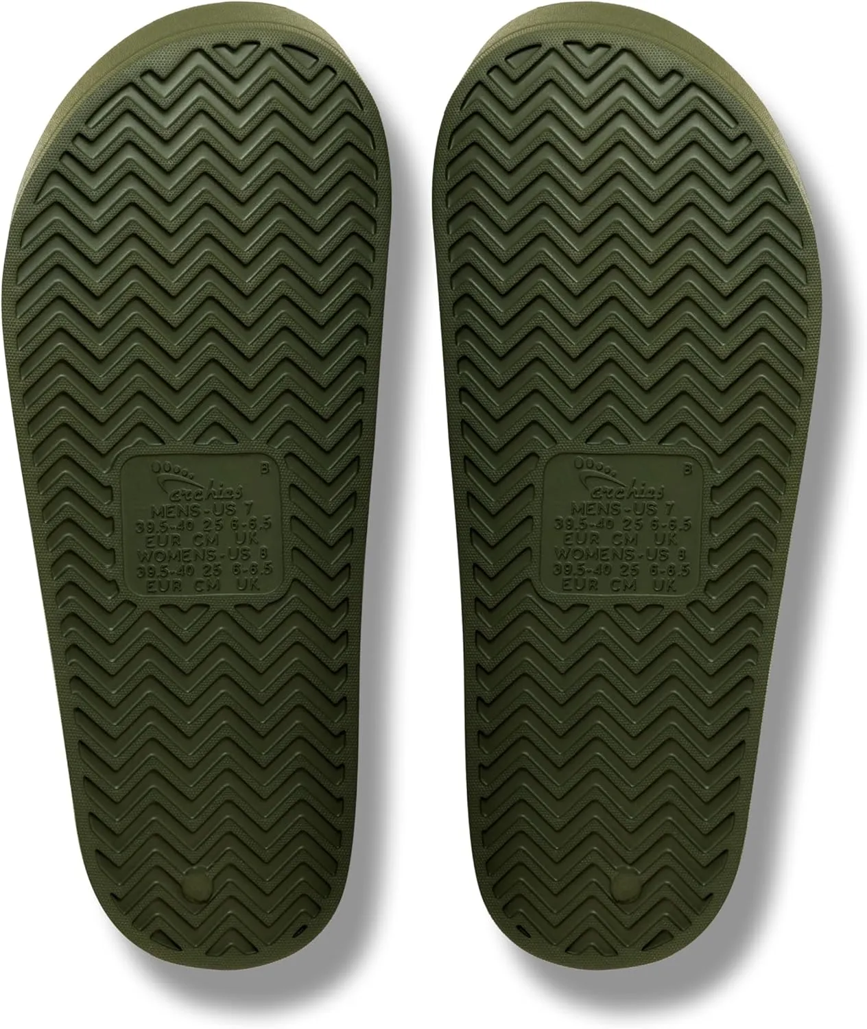 Archies Arch Support Slides  Orthotic Recovery Sandals for Plantar Fasciitis Relief, Foot Pain & Heel Pain  Lightweight, Cushioned, Shock-Absorbing Slides for Walking, Standing, and All-Day Comfort