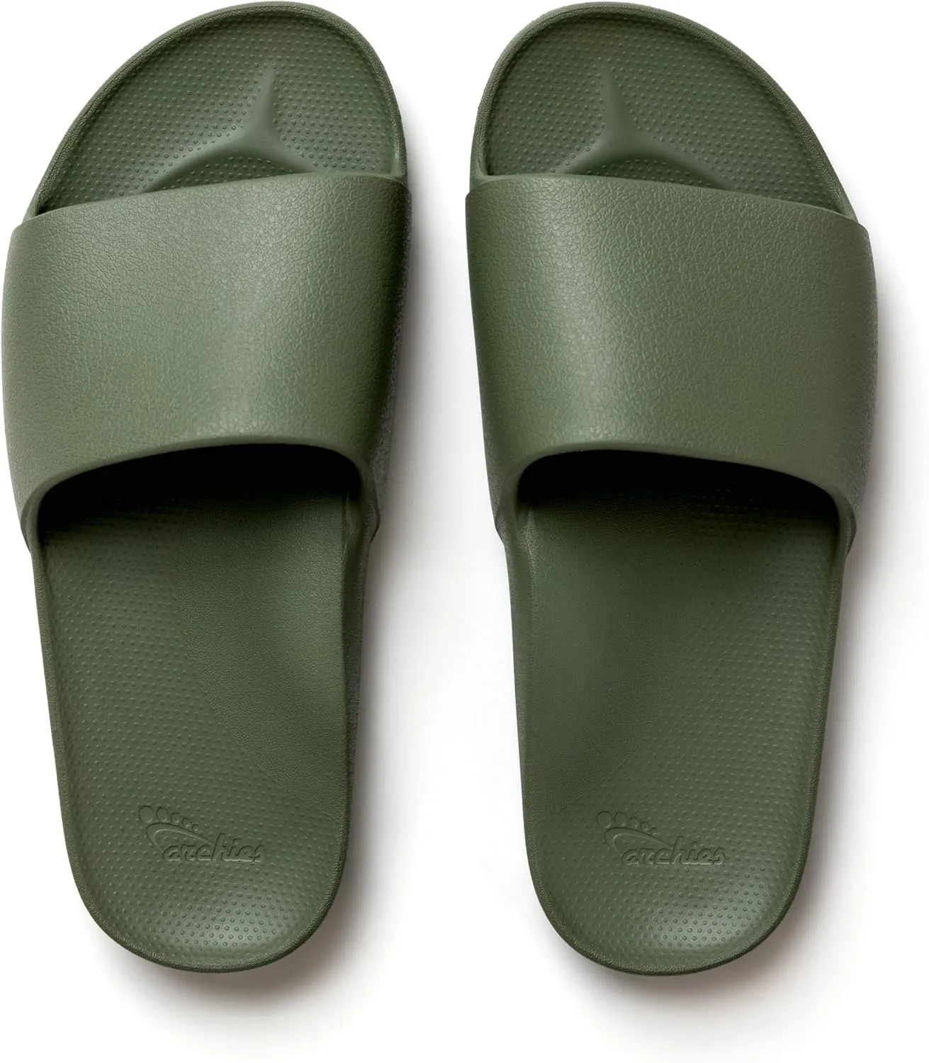 Archies Arch Support Slides  Orthotic Recovery Sandals for Plantar Fasciitis Relief, Foot Pain & Heel Pain  Lightweight, Cushioned, Shock-Absorbing Slides for Walking, Standing, and All-Day Comfort