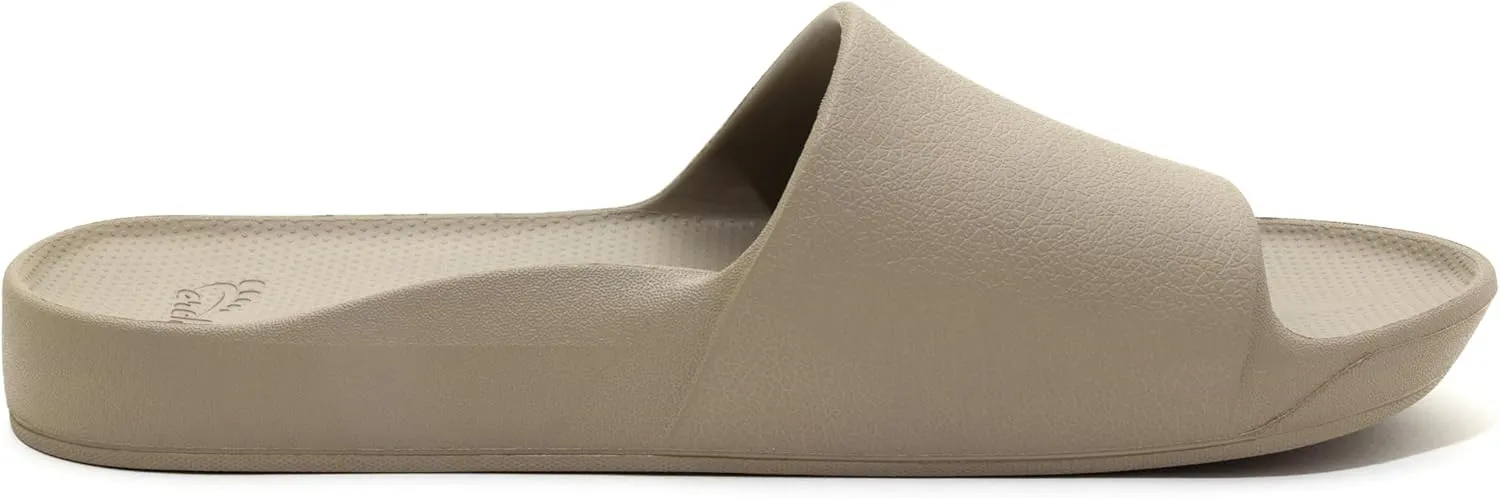 Archies Arch Support Slides  Orthotic Recovery Sandals for Plantar Fasciitis Relief, Foot Pain & Heel Pain  Lightweight, Cushioned, Shock-Absorbing Slides for Walking, Standing, and All-Day Comfort