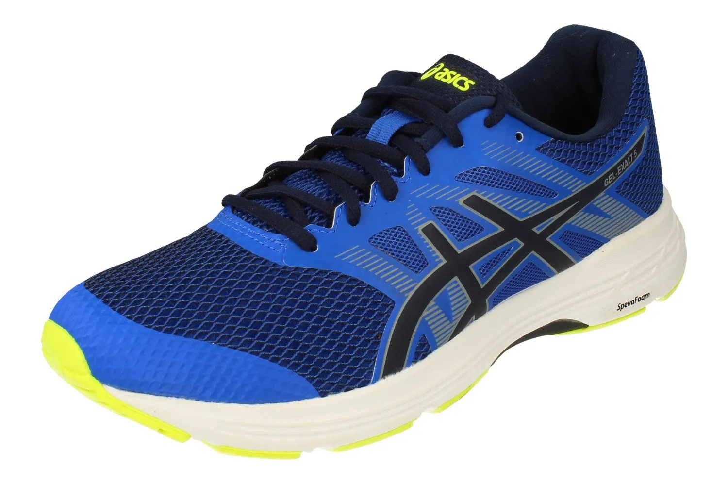 Asics Gel-Exalt 5 Mens 1011A162 400 running in a bridge area shoes
