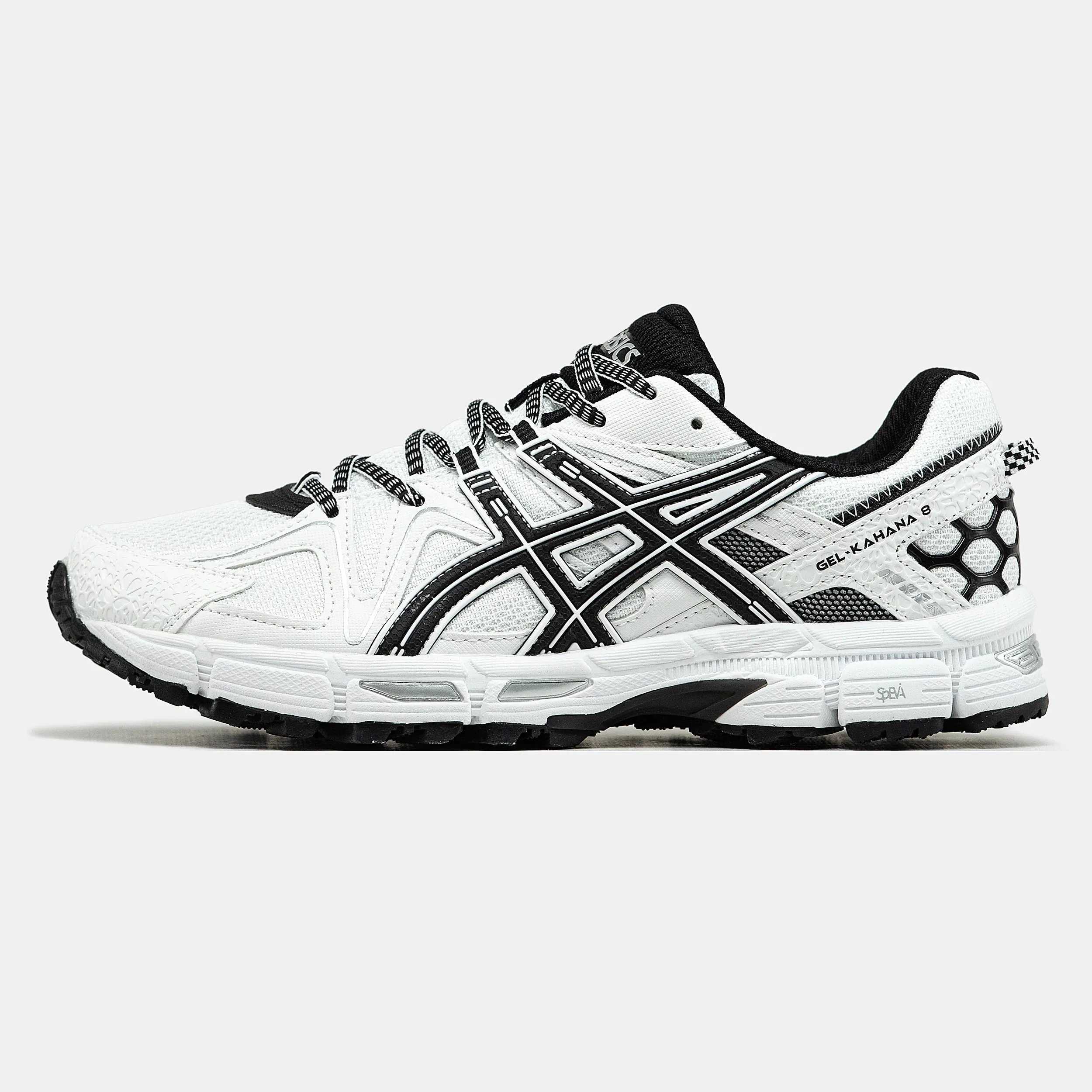 Asics Gel-Kahana 8 White Black Elegant flair