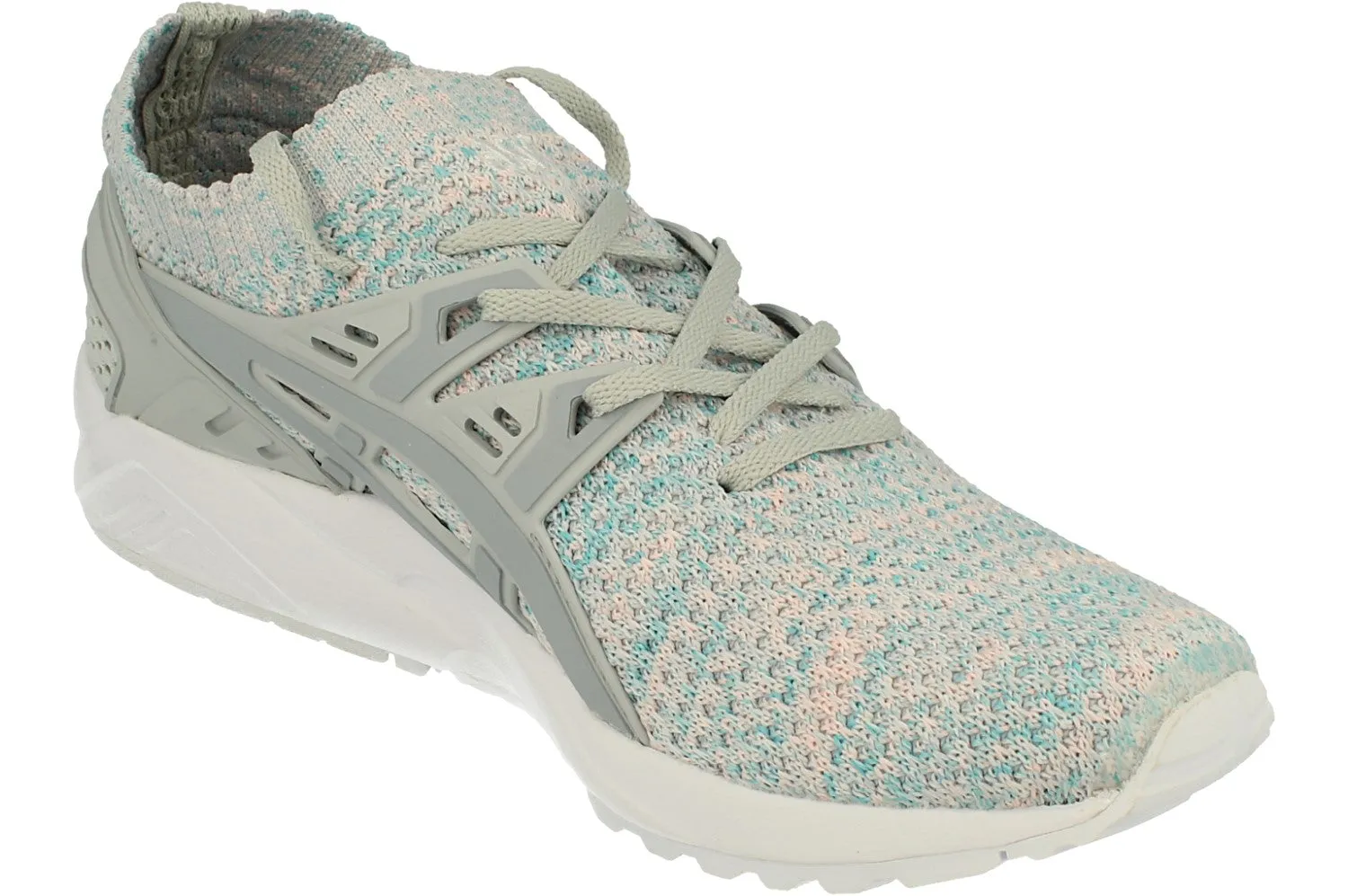Asics Gel-Kayano Trainer Knit Mens HN7M4 9696 Pastel color option endurance - work running shoes