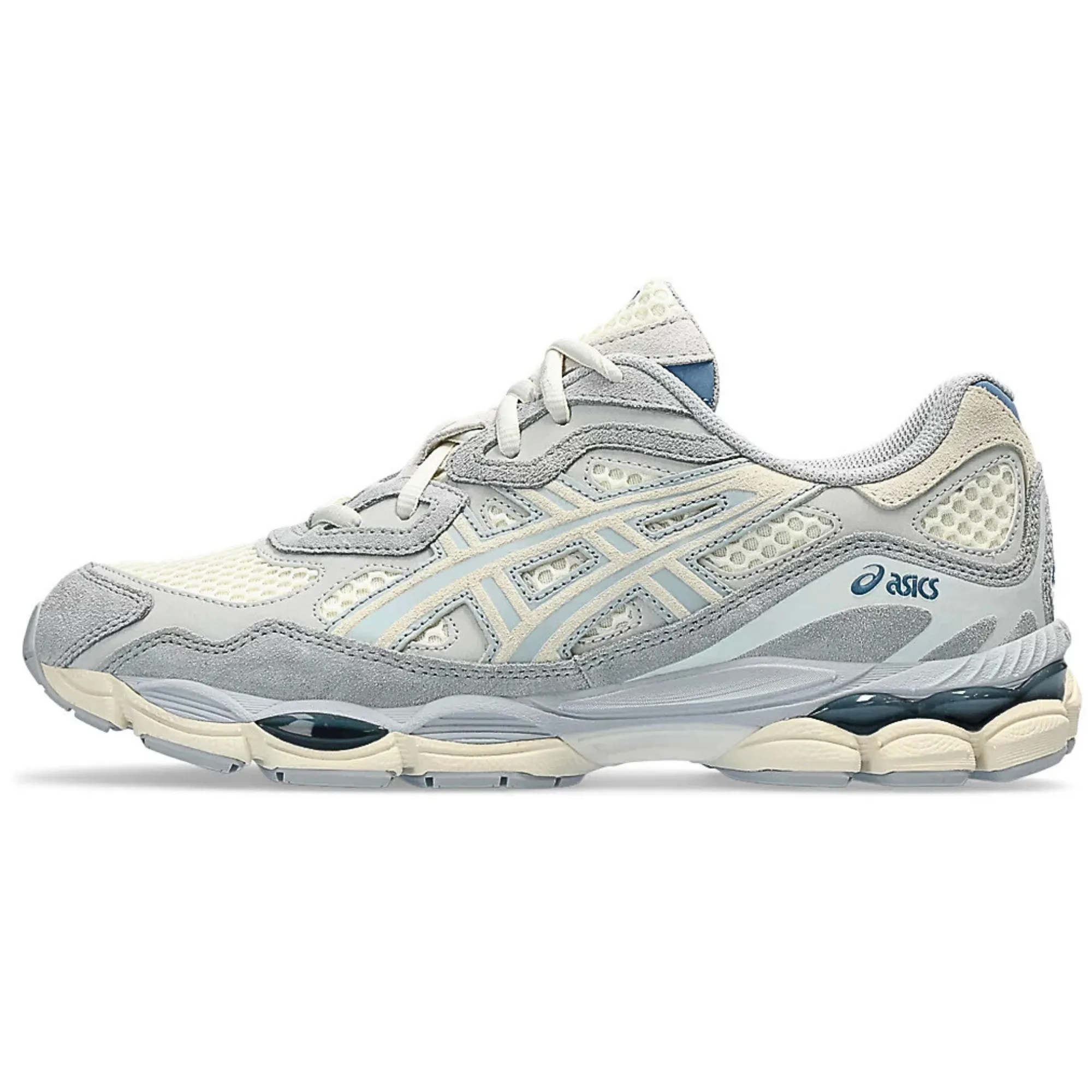 Durable Rubber Treads ASICS Gel-NYC Ivory Mid Grey
