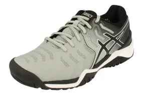rough - surface running wear water - resistant running shoes Asics Gel-Resolution 7 Mens Tennis Shoes E701Y 9690
