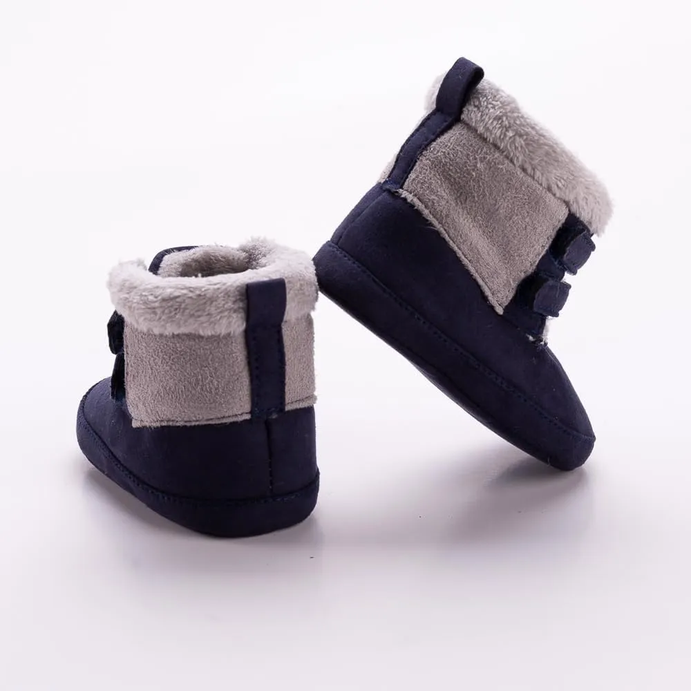 Baby Girls' Premium Soft Sole Warm Winter Prewalker Toddler Snow Boots