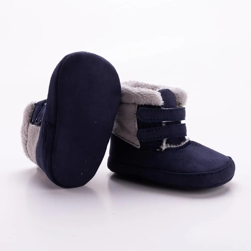 Baby Girls' Premium Soft Sole Warm Winter Prewalker Toddler Snow Boots