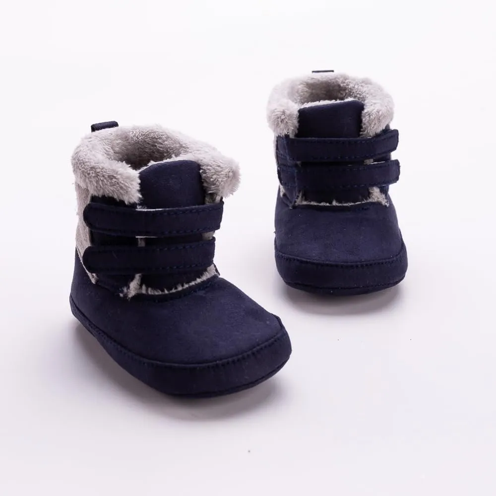 Baby Girls' Premium Soft Sole Warm Winter Prewalker Toddler Snow Boots