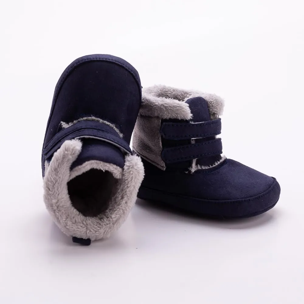 Baby Girls' Premium Soft Sole Warm Winter Prewalker Toddler Snow Boots