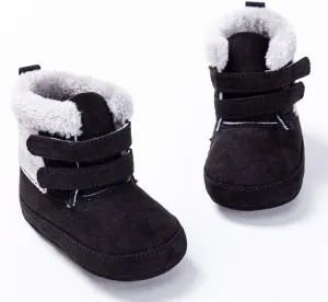 Baby Girls' Premium Soft Sole Warm Winter Prewalker Toddler Snow Boots
