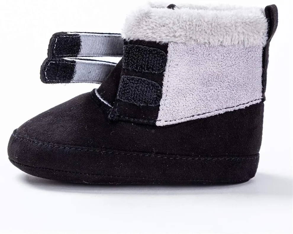 Baby Girls' Premium Soft Sole Warm Winter Prewalker Toddler Snow Boots