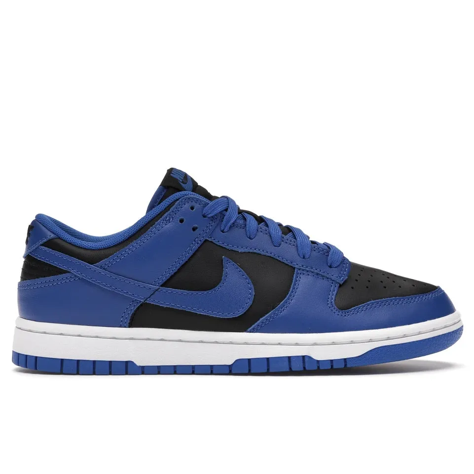 Comfortable Movement Relaxed Motion Nike Dunk Low Retro Black Hyper Cobalt (2021)