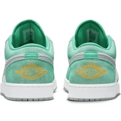 Nike Air Jordan 1 Low 'Emerald' flat sole shoes