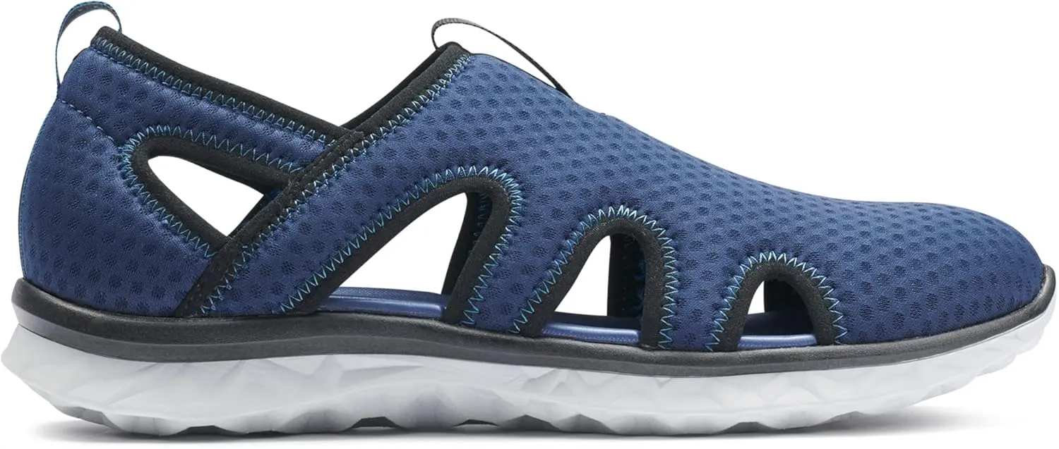 BASS OUTDOOR Men's Hex Vented Hiking Shoes  Traction-Sole Mesh Slip-ons