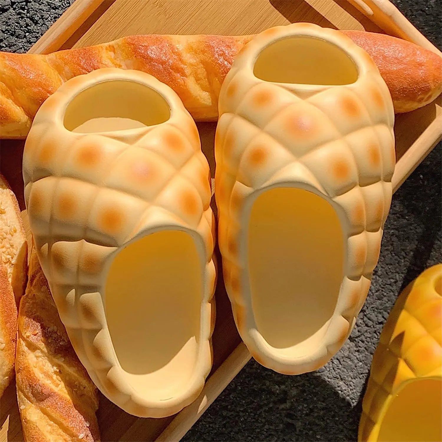 Bath Slippers Women and Men Bathroom Slipper Womens Pillow Slippers Cloud Slides Room Spa Living Non-Slip Non Slip