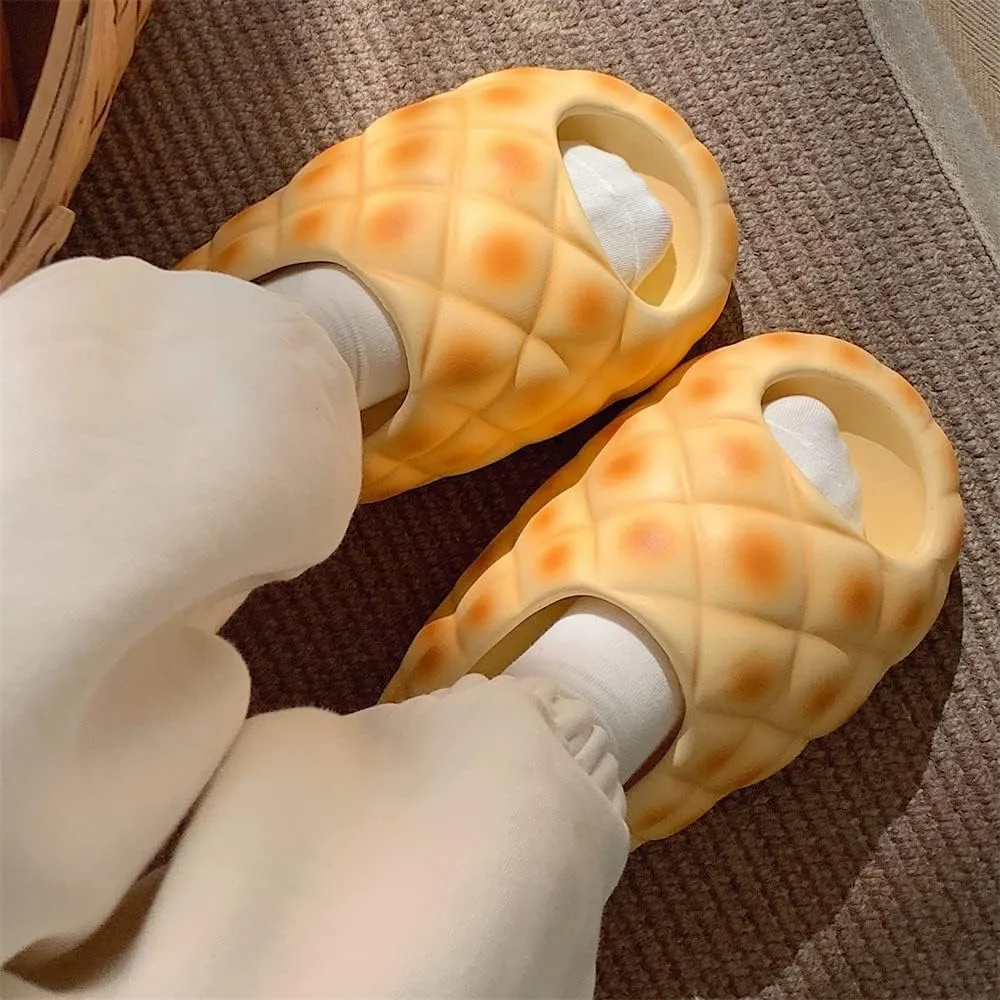Bath Slippers Women and Men Bathroom Slipper Womens Pillow Slippers Cloud Slides Room Spa Living Non-Slip Non Slip