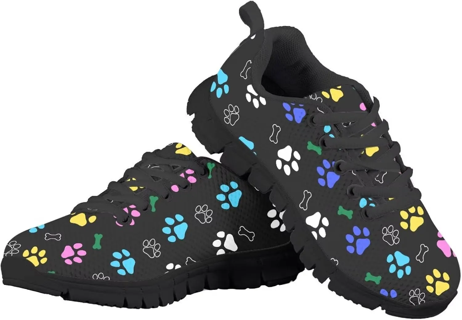 Biyejit Boys Girls Casual Shoes Kids Tennis Running Sports Lace Up Athletic Sneakers